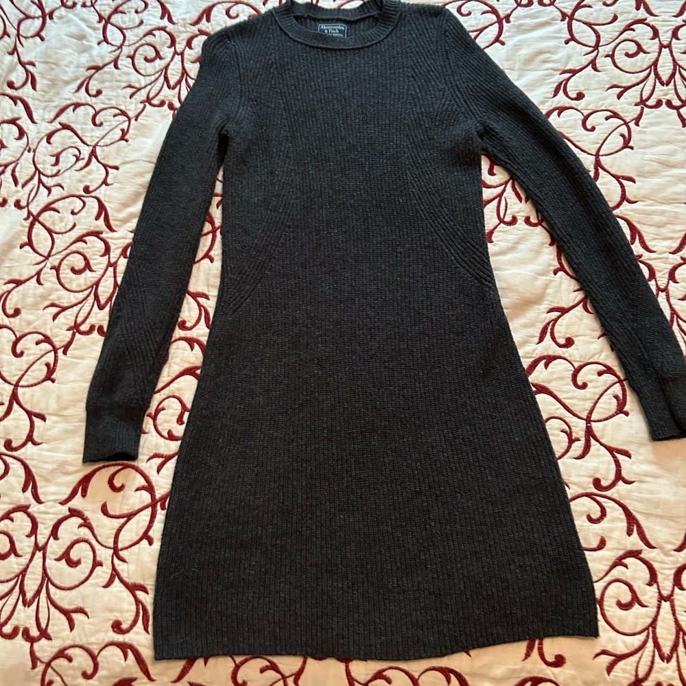 Abercrombie & Fitch Sweater Dress Size XS Charcoal
